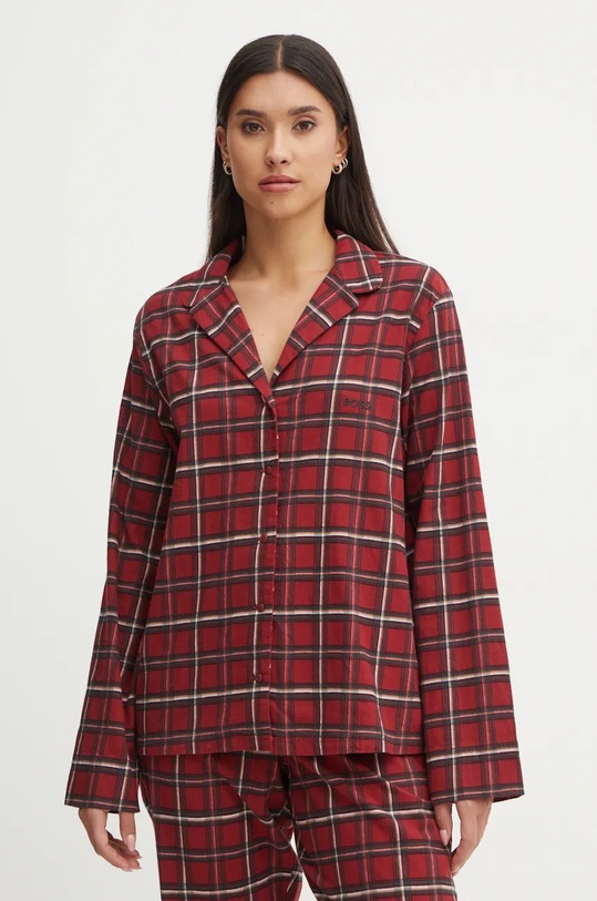 BOSS pijama 50527259 burgundia AW24