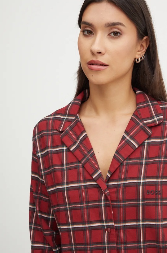 BOSS pijama 50527259 burgundia