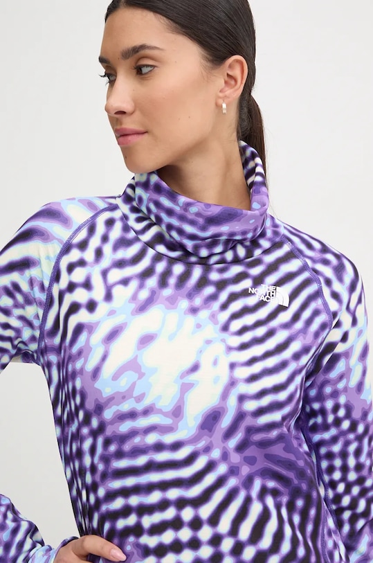 Funkční triko s dlouhým rukávem The North Face Baselayer Dragline fialová NF0A7ZLO37O1