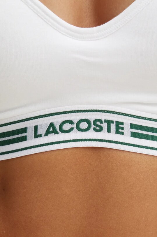 Podprsenka Lacoste biela IF8626