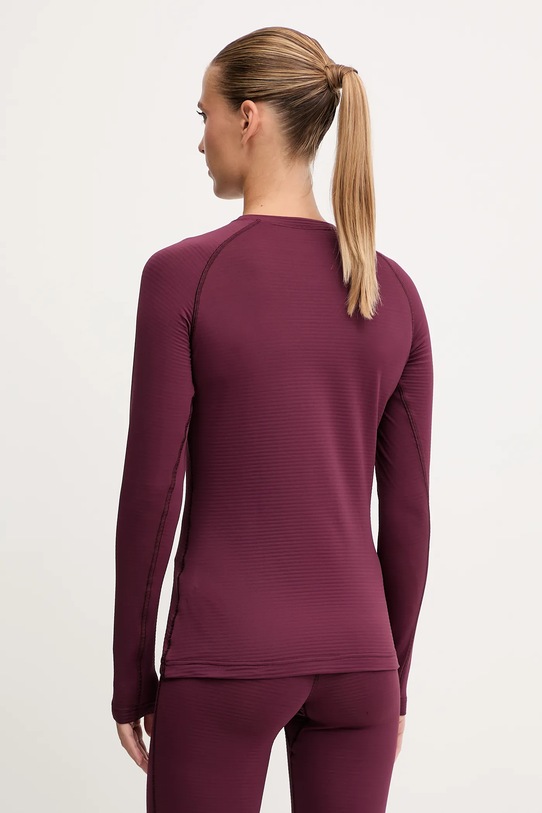 Odzież Jack Wolfskin longsleeve funkcyjny Infinite Warm A60319 fioletowy