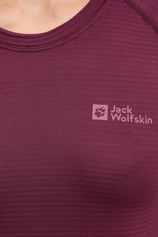 Jack Wolfskin longsleeve funkcyjny Infinite Warm A60319 fioletowy