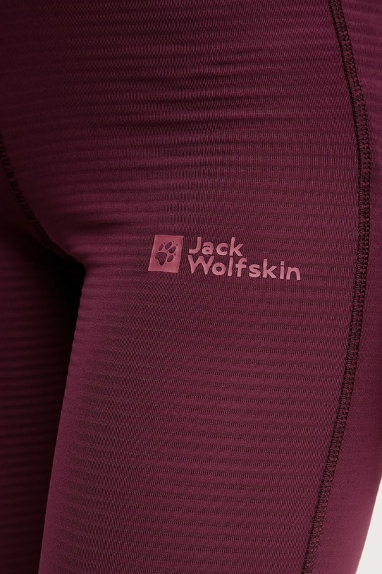 Jack Wolfskin legginsy funkcyjne Infinite Warm fioletowy A60325