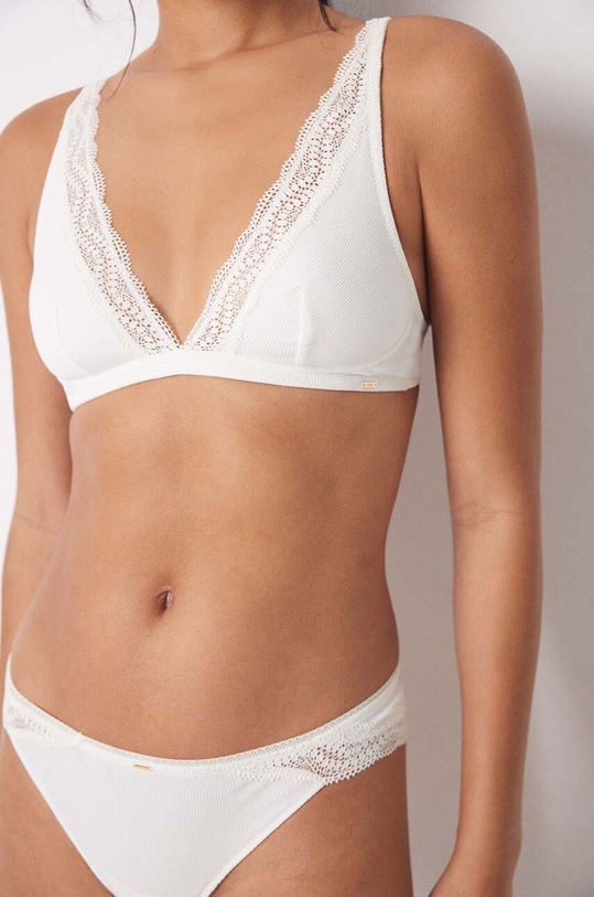 Odzież women'secret biustonosz COTTON COLLECTION 1 5058246.5058249 biały