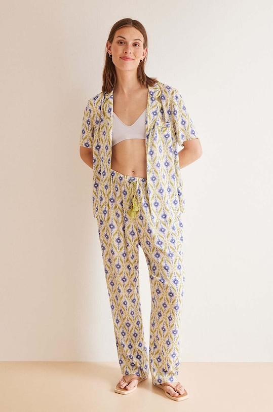 women'secret pijama MIX AND MATCH CALA set albastru 4858804