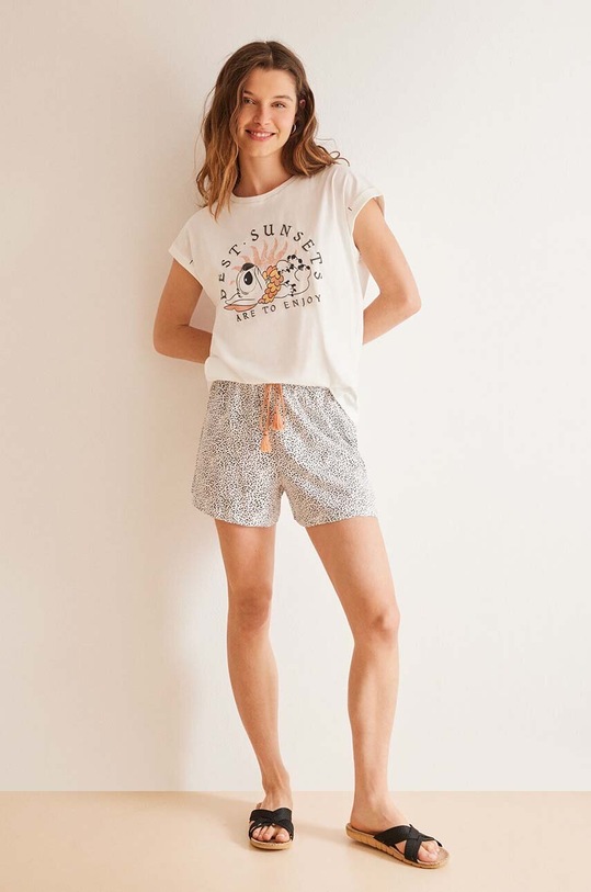 women'secret pamut pizsama Lilo and Stich 3138538 bézs
