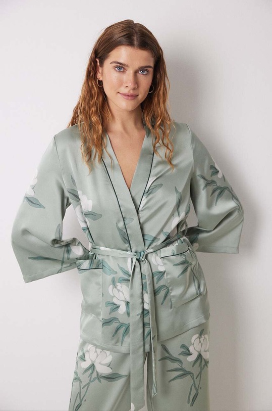 women'secret set de pijamale din 3 piese SENSE 1 AND 2 2548211 verde AW24