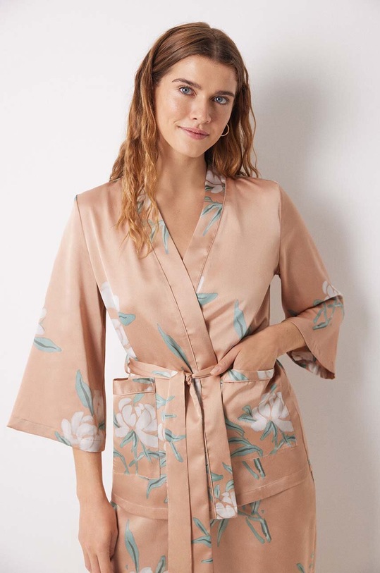 women'secret set de pijamale din 3 piese SENSE 1 AND 2 2548212 bej AW24