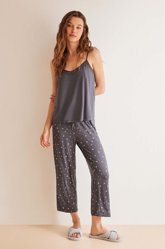 Pyžamo women'secret WEEKLY MERMAID sada šedá 4758218