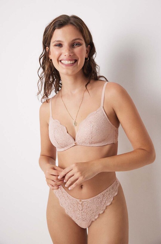 Στρινγκ women'secret FEMININE LACE 8440029 ροζ