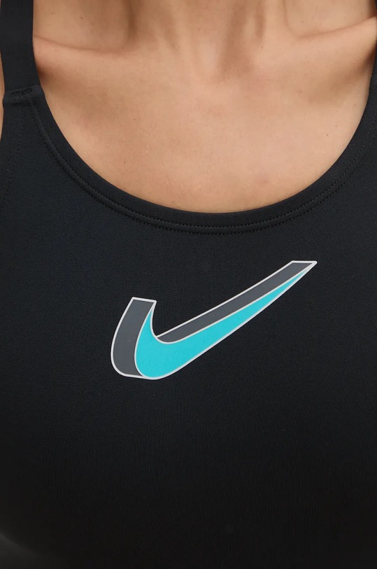 Nike costum de baie dintr-o bucată Hydrastrong 3D Swoosh NESSE060 negru