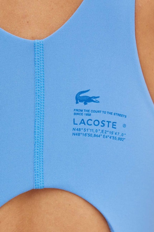 Lacoste egyrészes fürdőruha kék MF5636