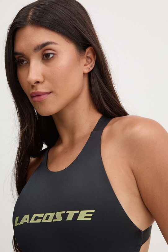 Lacoste costum de baie dintr-o bucată negru MF7764