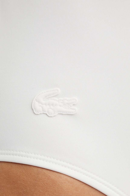 Lacoste costum de baie dintr-o bucată bej MF5387