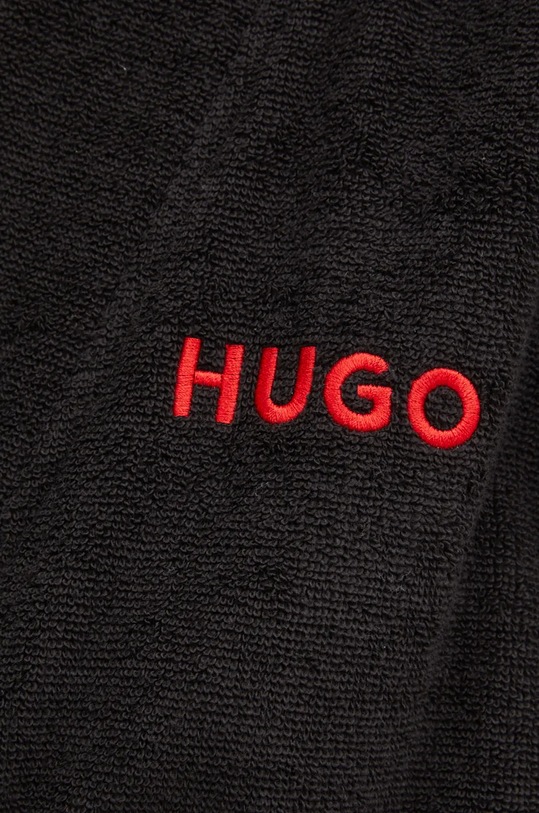 HUGO halat de baie din bumbac negru 50502745
