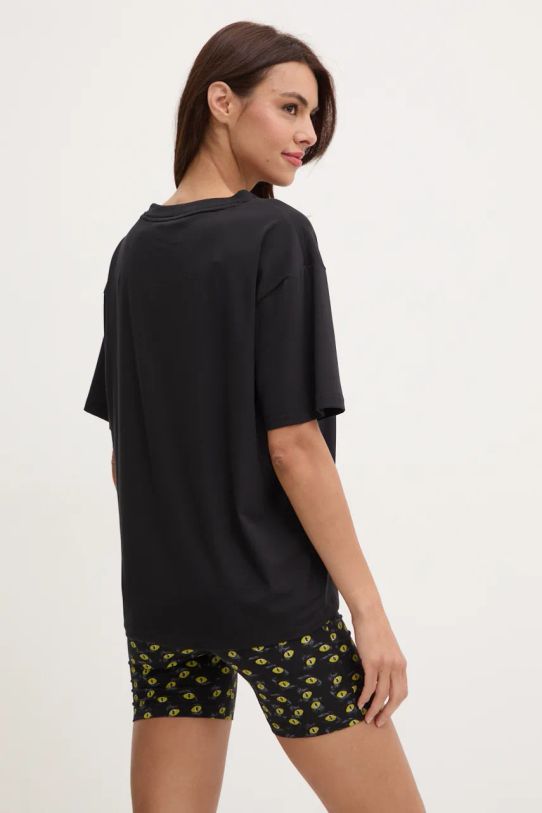 HUGO set de pijama cu banda de ochi negru 50523312