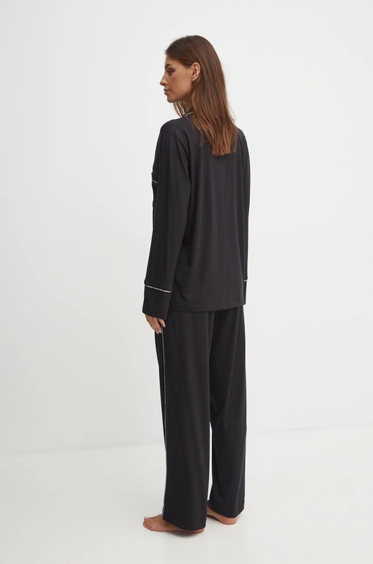 Odjeća Gornji dio pidžame na zakopčavanje HUGO 50523791 crna