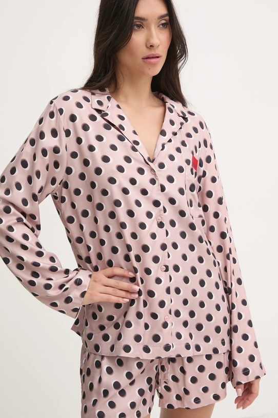 Îmbrăcăminte HUGO camasa de pijama 50531525 roz