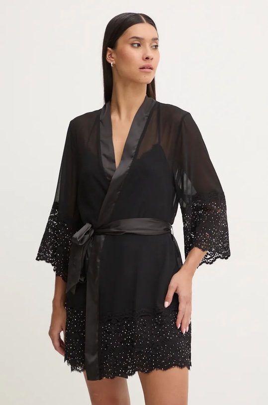 Župan Guess MONICA nášivka černá O4BX18.WFFQ0