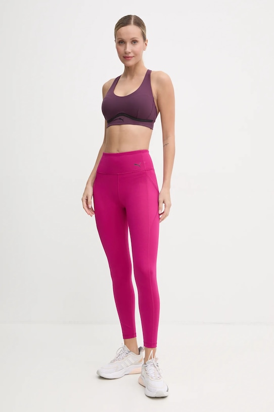 Спортивный бюстгальтер Puma 4Keeps Cloudspun 525809 фиолетовой AW24