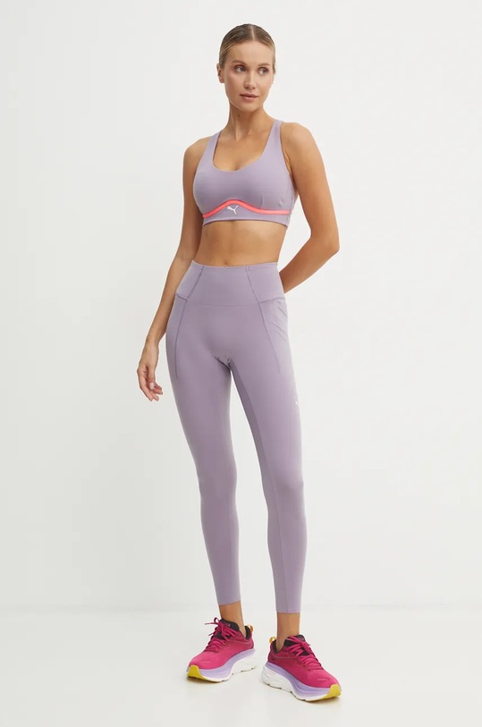 Спортивний бюстгальтер Puma 4Keeps Cloudspun 525809 фіолетовий AW24
