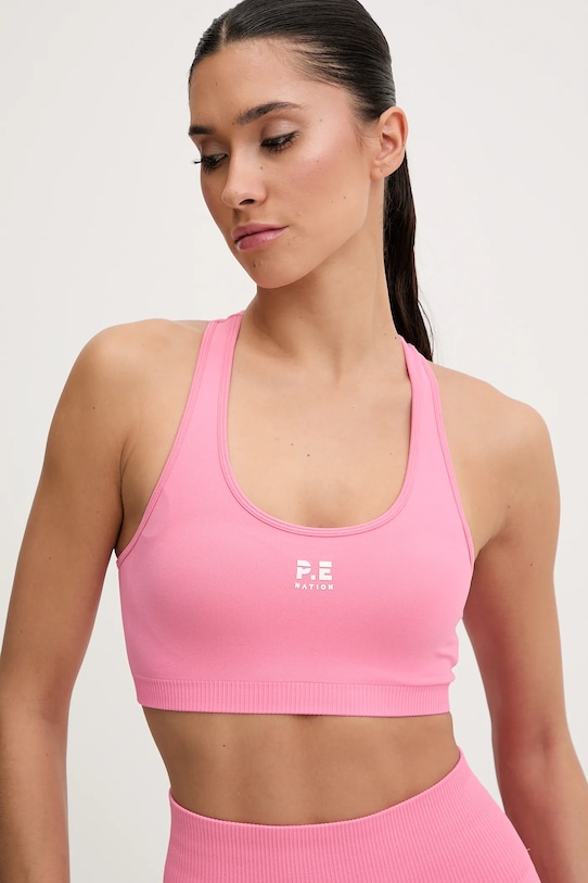 P.E Nation biustonosz sportowy Restore Seamless różowy 243C293