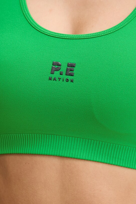 P.E Nation biustonosz sportowy Restore Seamless 243C293 zielony