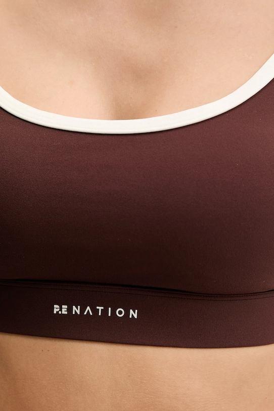 P.E Nation sutien sport Signature 243C314 maro