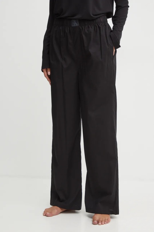 Calvin Klein Underwear spodnie piżamowe bawełniane bawełna czarny 000QS7205E