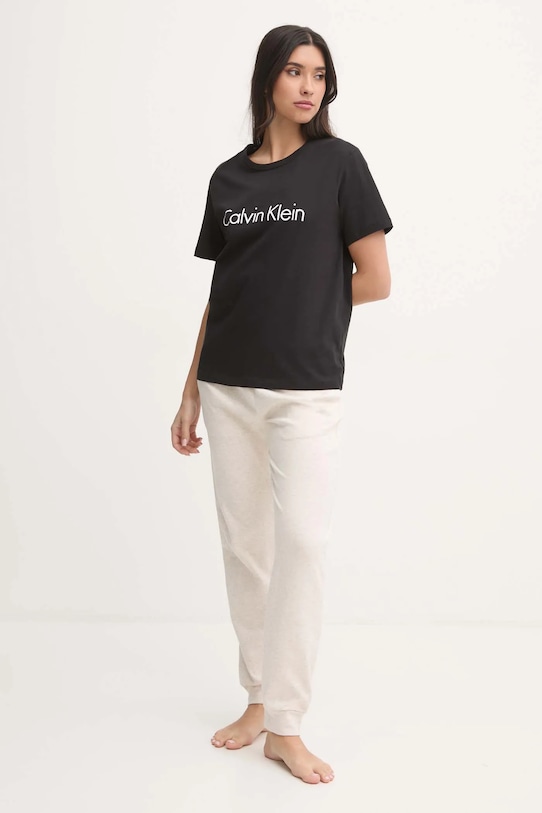 Calvin Klein Underwear pantaloni de pijama 000QS7271E bej SS25