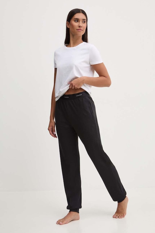 Calvin Klein Underwear spodnie piżamowe 000QS7271E czarny SS25