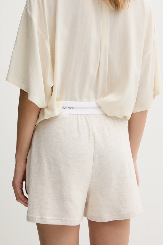 Oblečenie Pyžamové šortky Calvin Klein Underwear 000QS7275E béžová