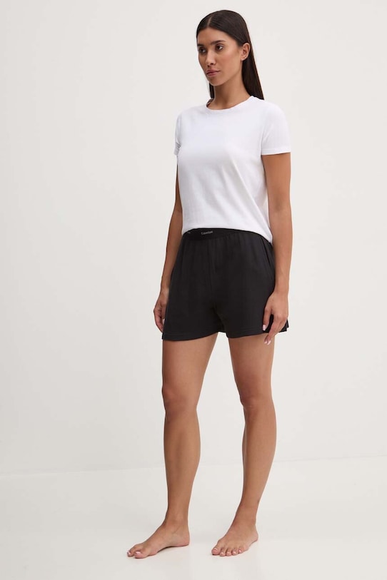 Calvin Klein Underwear szorty piżamowe 000QS7275E czarny SS25