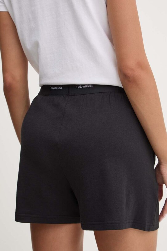 Îmbrăcăminte Calvin Klein Underwear pantaloni scurti de pijama 000QS7275E negru