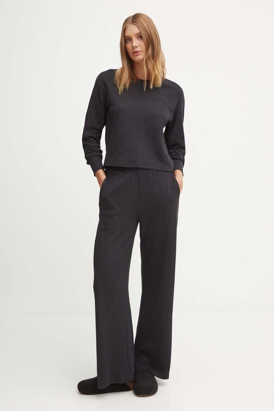 Pyžamové kalhoty Calvin Klein Underwear 000QS7278E černá AW24