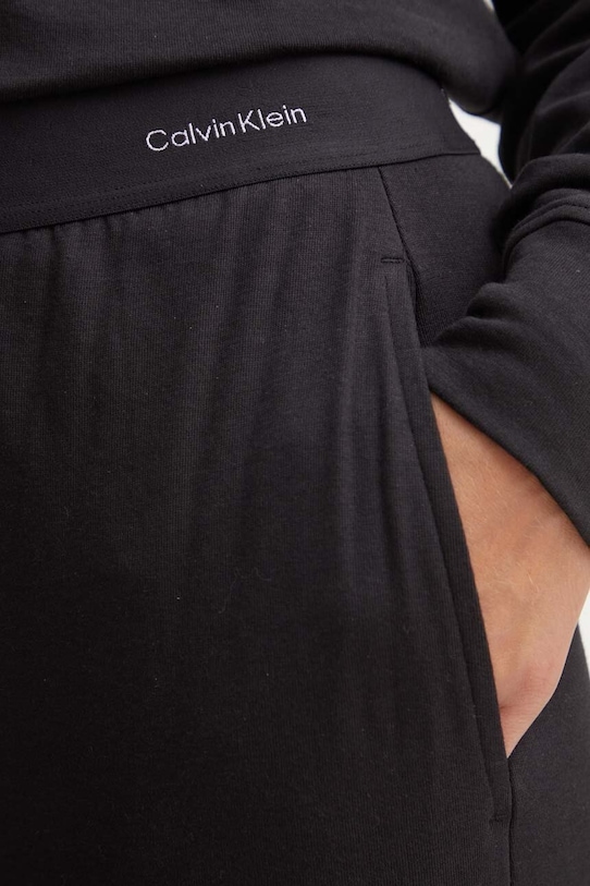 Pyžamové kalhoty Calvin Klein Underwear černá 000QS7278E