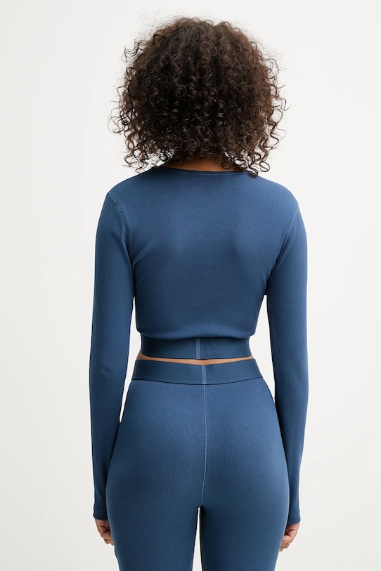 Oblečenie Tričko s dlhým rukávom Calvin Klein Underwear 000QS7217E modrá