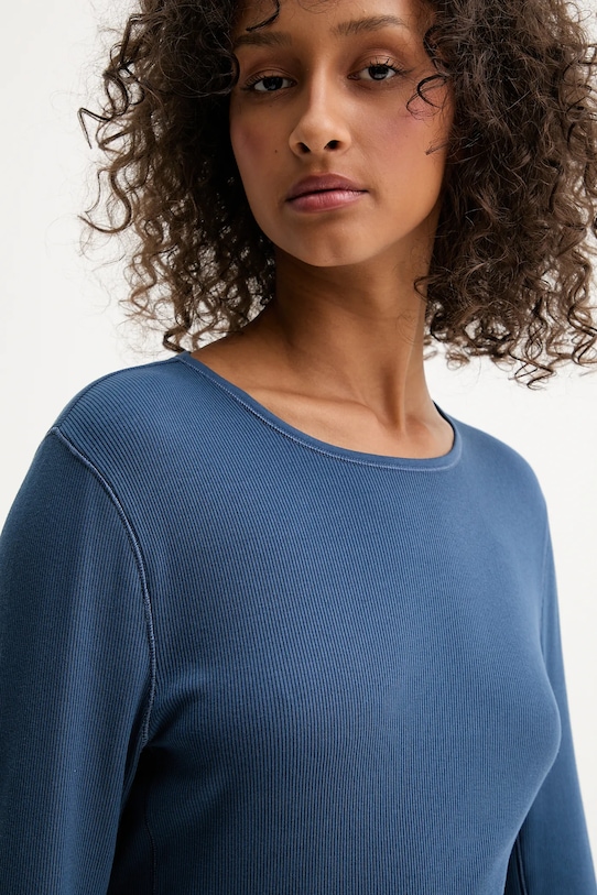 Tričko s dlhým rukávom Calvin Klein Underwear modrá 000QS7217E