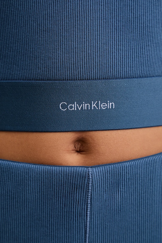 Tričko s dlhým rukávom Calvin Klein Underwear 000QS7217E modrá