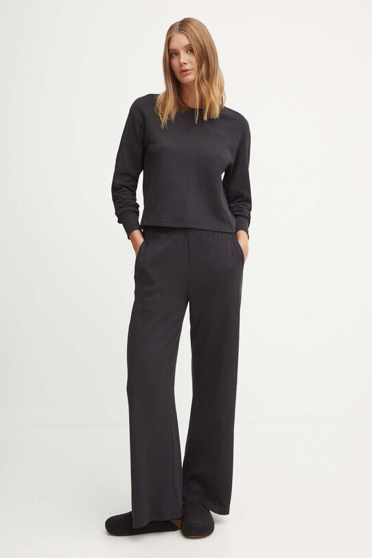 Пижамная кофта Calvin Klein Underwear 000QS7273E чёрный AW24