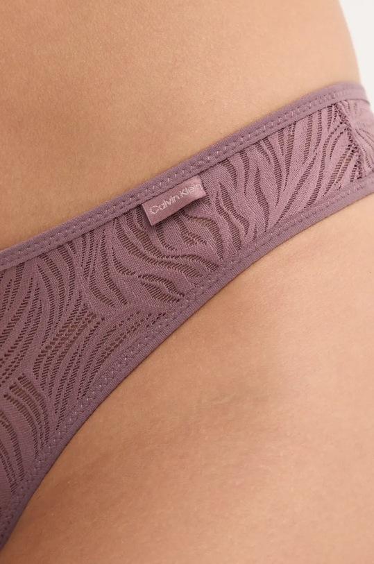 Tangá Calvin Klein Underwear fialová 000QF6878E