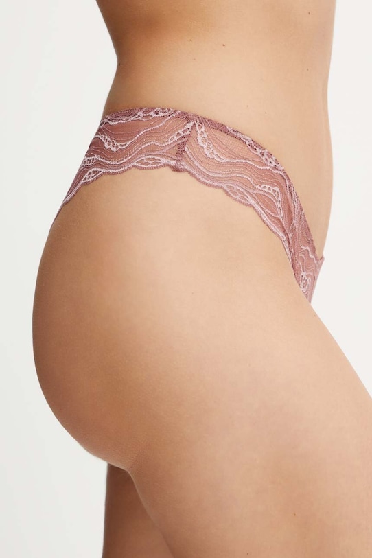 Brazílske nohavičky Calvin Klein Underwear 000QF7926E fialová AW24