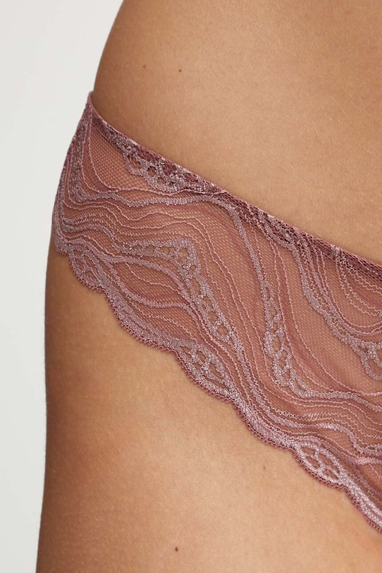 Oblečenie Brazílske nohavičky Calvin Klein Underwear 000QF7926E fialová