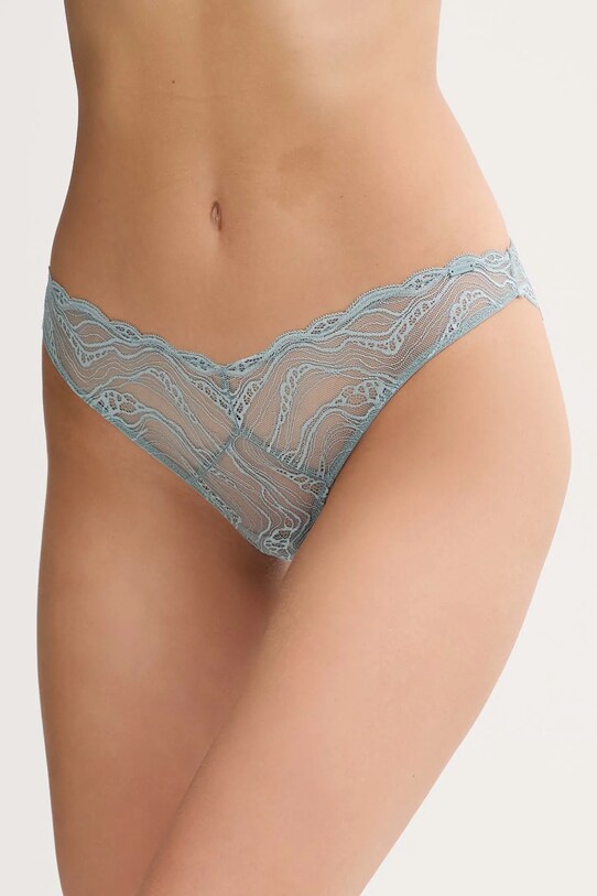 Трусы Calvin Klein Underwear кружево серый 000QF7927E