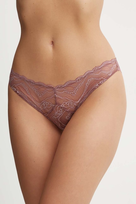 Труси Calvin Klein Underwear мереживо рожевий 000QF7927E