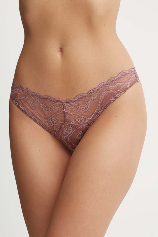 Gaćice Calvin Klein Underwear pletivo ljubičasta 000QF7927E