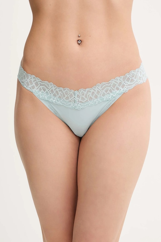 Calvin Klein Underwear chiloti figi turcoaz 000QF7930E