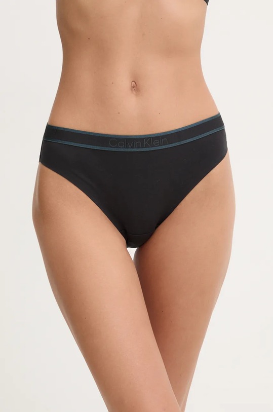 Труси Calvin Klein Underwear трикотаж чорний 000QF7952E