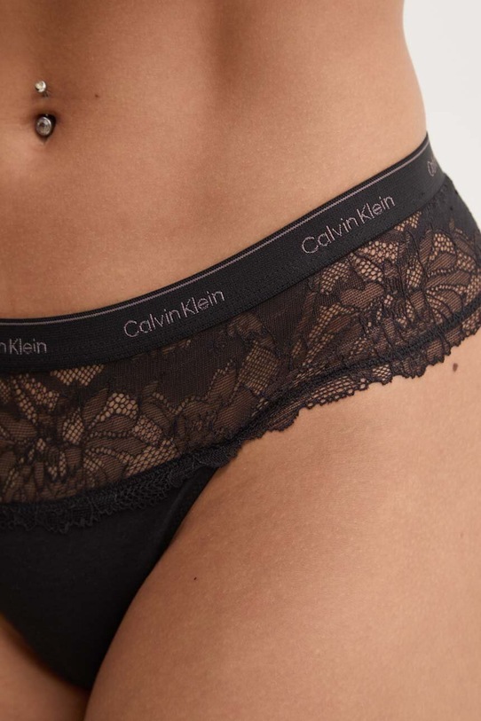 Calvin Klein Underwear stringi czarny 000QF7980E