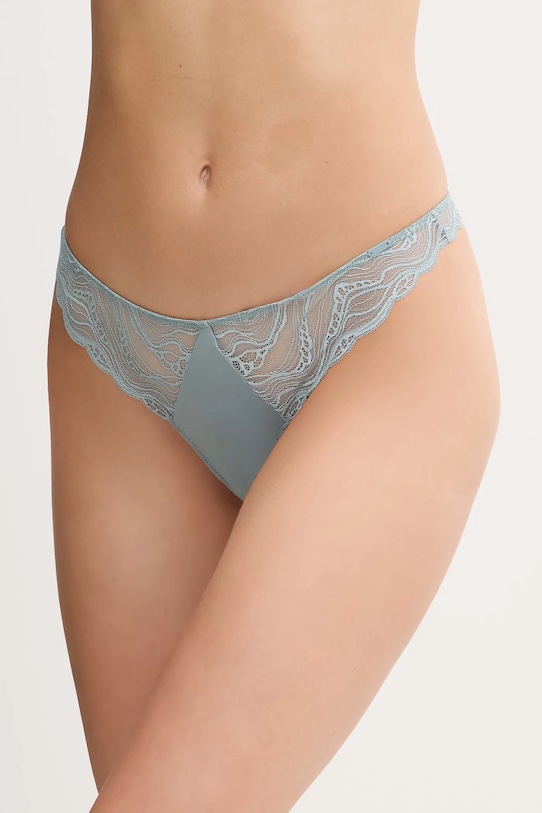 Tangice Calvin Klein Underwear Pletenina siva 000QF8093E